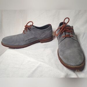 Rockport Walkability Blue Suede Shoes Mens size 7.5